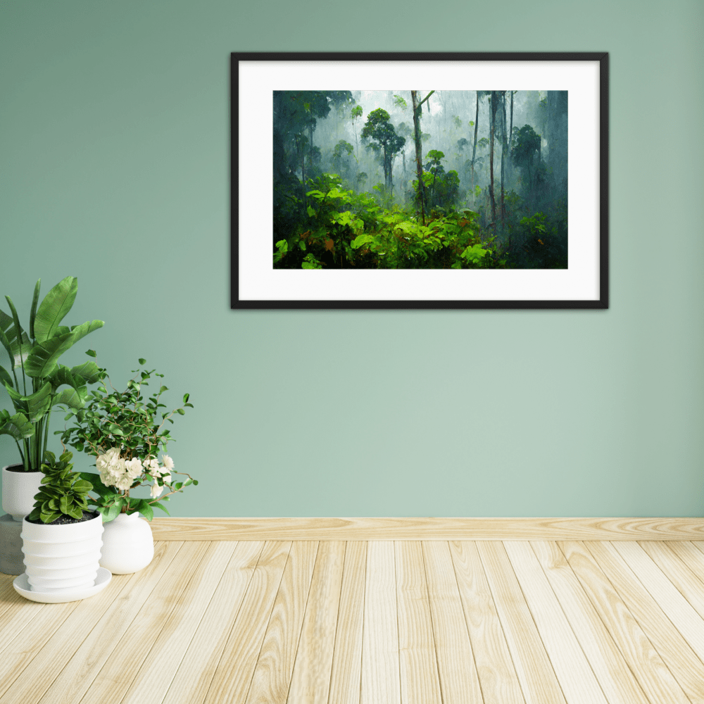 Borneo Deep Forest Framed Galant Art