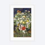 Bouquet Of Flowers In A Vase Framed Galant Art