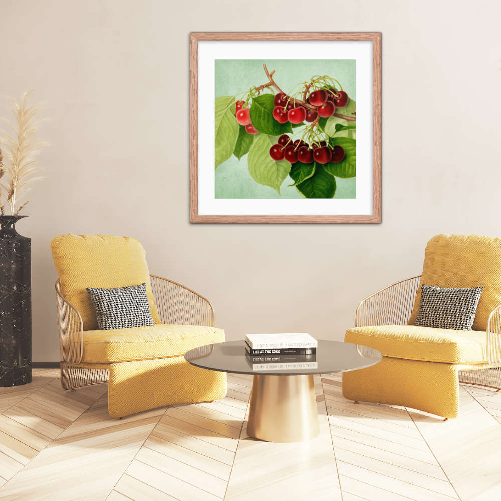 Bunch Of Cherries Framed Galant Art