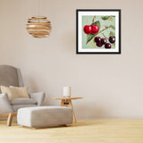 Cherries With Leaves Framed Galant Art