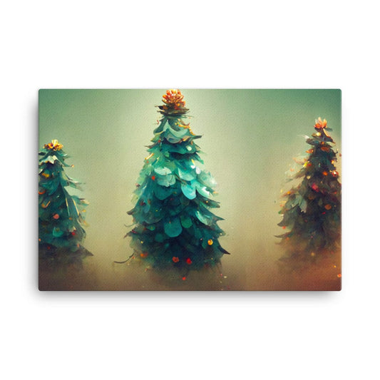 Christmas Trees Canvas Galant Art