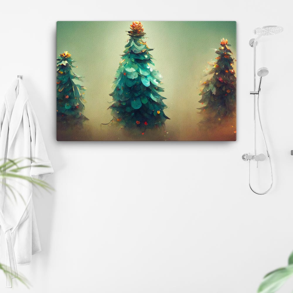 Christmas Trees Canvas Galant Art