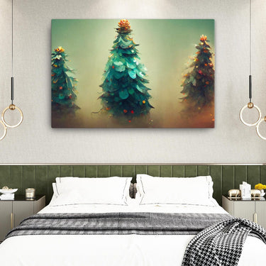 Christmas Trees Canvas Galant Art