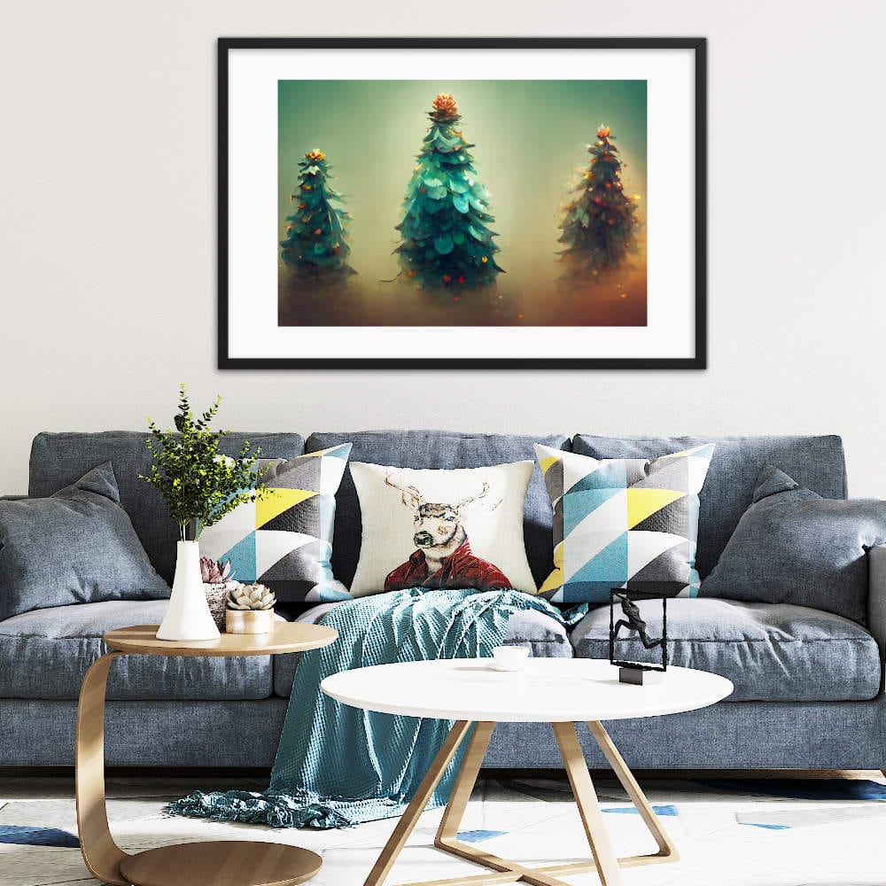 Christmas Trees Framed Galant Art