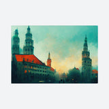 Cityscape Munich Canvas Galant Art