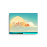 Cloudy Island Canvas Galant Art