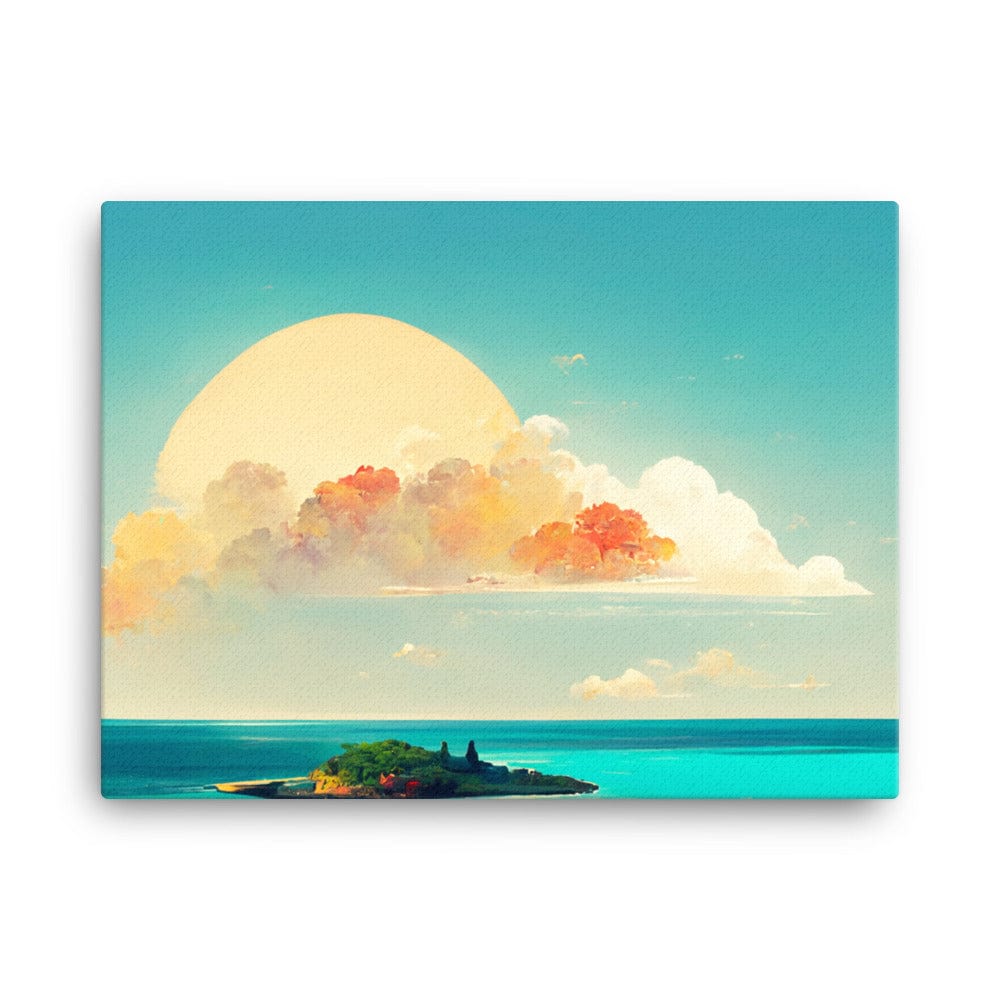 Cloudy Island Canvas Galant Art