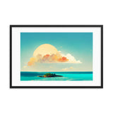 Cloudy Island Framed Galant Art