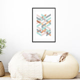 Colored Net Framed Framed Galant Art