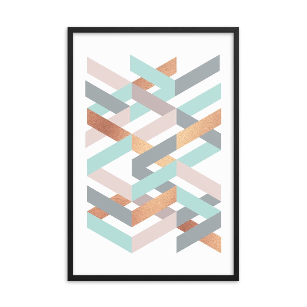 Colored Net Poster Wall art Galant Art