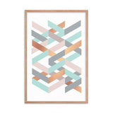 Colored Net Poster Wall art Galant Art