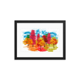 Colored Tress Framed Galant Art