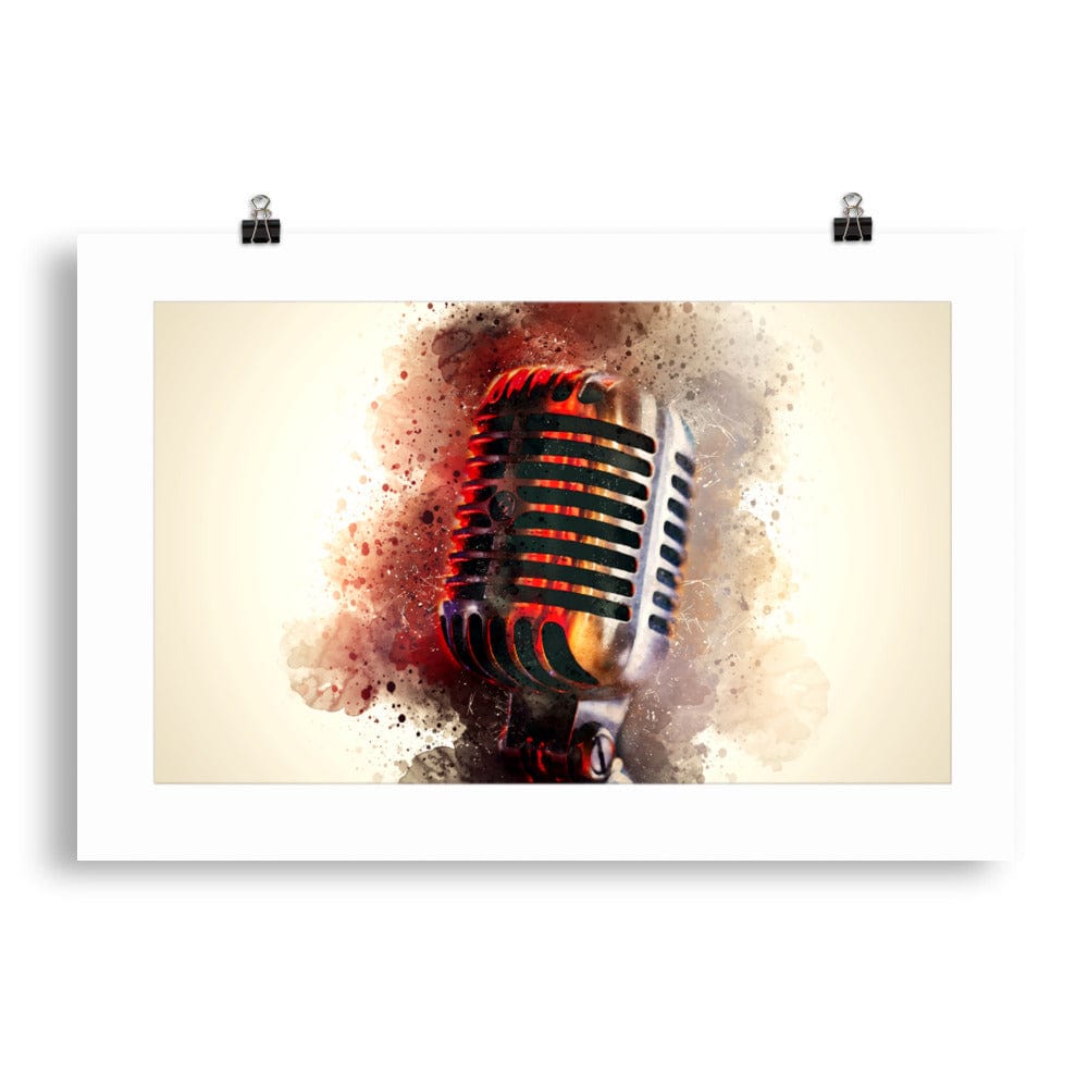 Condenser Microphone Print Galant Art