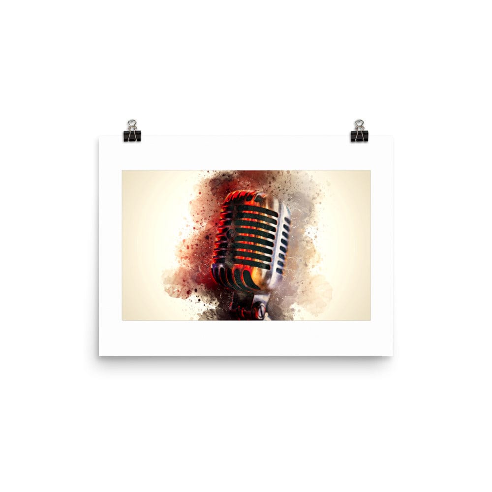 Condenser Microphone Print Galant Art