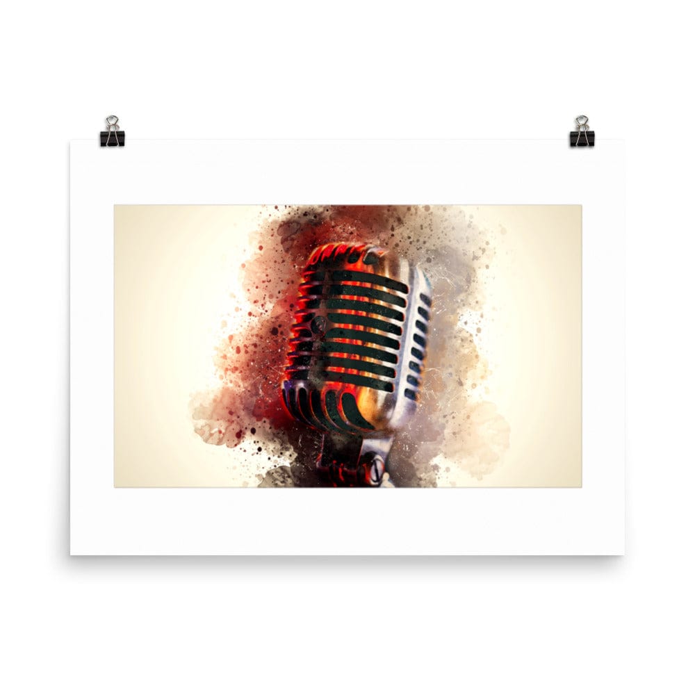 Condenser Microphone Print Galant Art