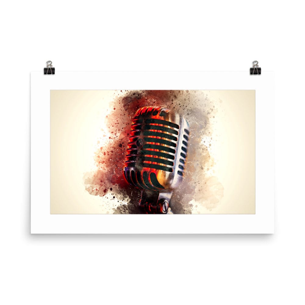 Condenser Microphone Print Galant Art