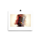 Condenser Microphone Print Galant Art