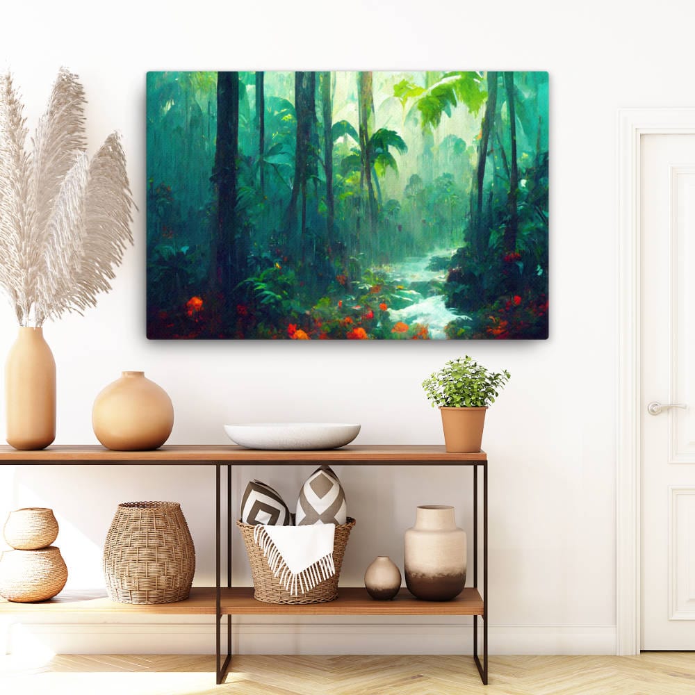 Dense Flowery Forest Galant Art