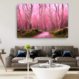 Dense Pink Forest Canvas Galant Art