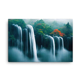 Dense Trees japan Waterfalls Galant Art