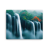 Dense Trees japan Waterfalls Galant Art