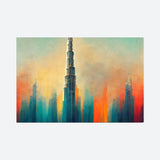 Dramatic Burj Khalifa Tower East Galant Art