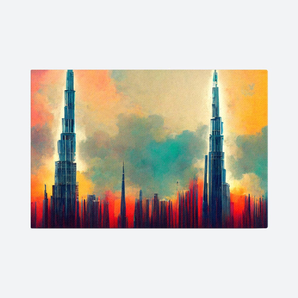 Dramatic Burj Khalifa Tower North Galant Art