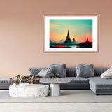 Dreamy Thailand Sky Framed Galant Art