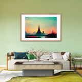 Dreamy Thailand Sky Framed Galant Art