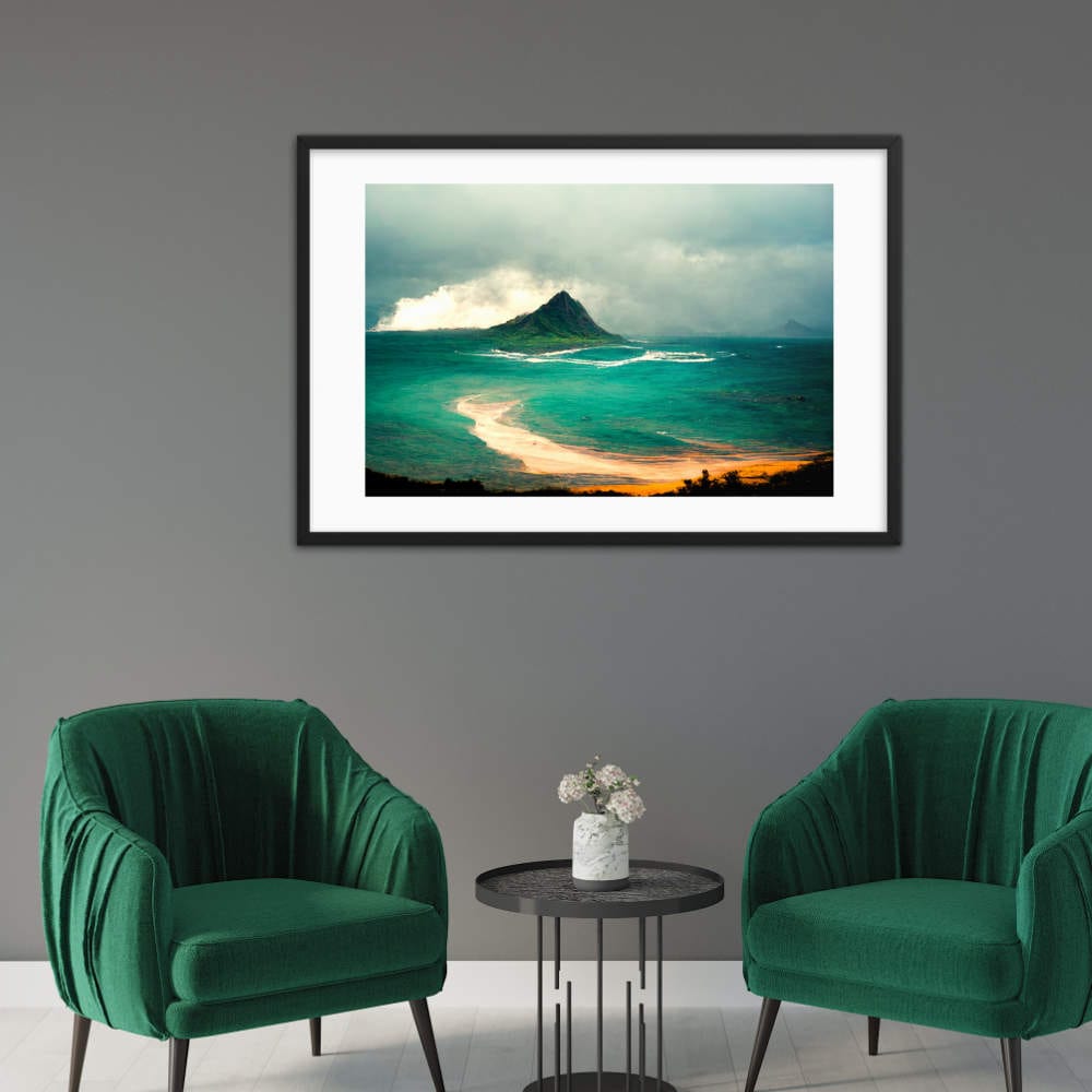 East View Oahu Island Framed Galant Art