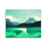 Emerald Lake Mountain Galant Art