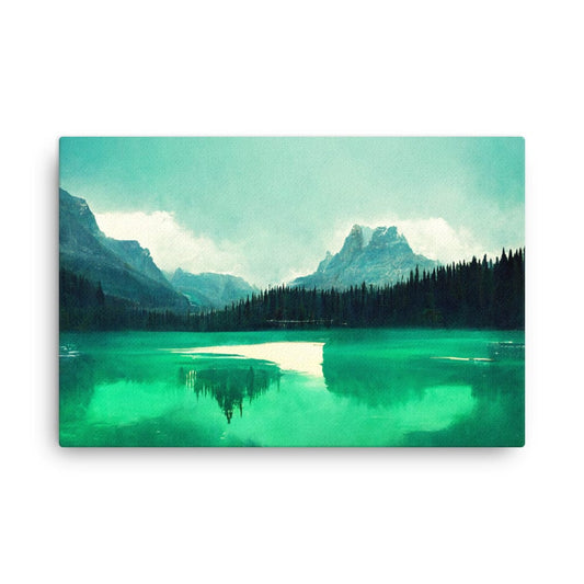 Emerald Lake Mountain Galant Art