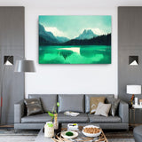 Emerald Lake Mountain Galant Art