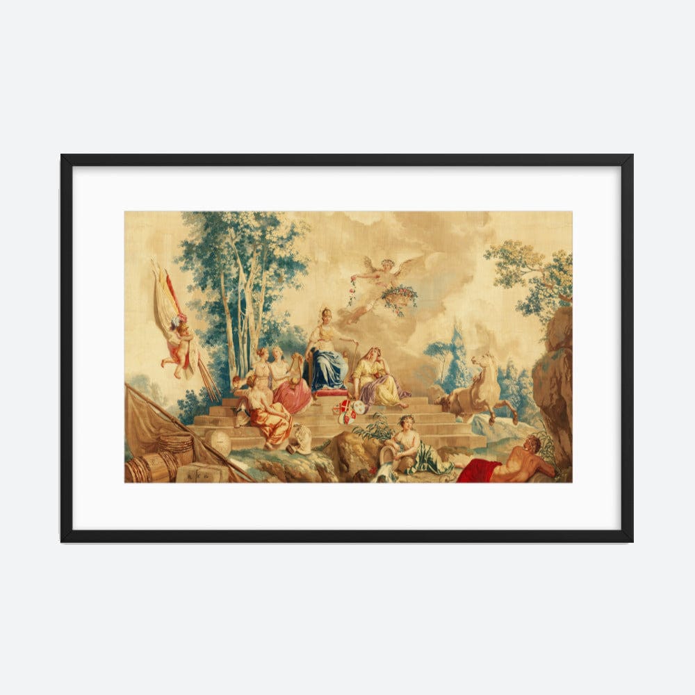 Europe From A Set Of The Four Continents Framed Galant Art