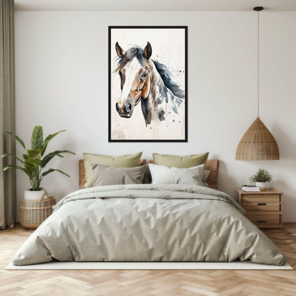 Flashy Knabstrupper Horse Framed Canvas Galant Art