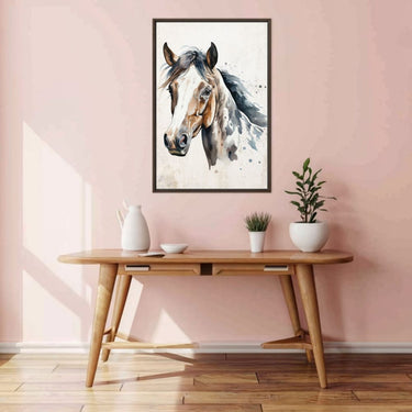 Flashy Knabstrupper Horse Framed Canvas Galant Art