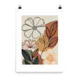 Flowers Hand Drawn Print Galant Art