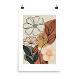 Flowers Hand Drawn Print Galant Art