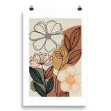 Flowers Hand Drawn Print Galant Art