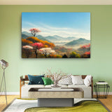 Flowery Mountain Trees Galant Art