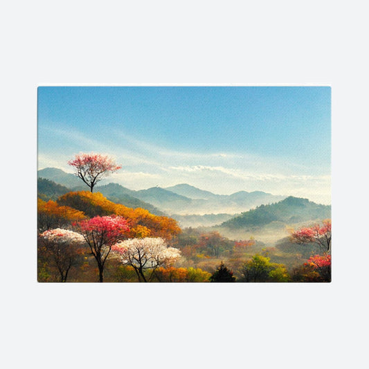 Flowery Mountain Trees Galant Art