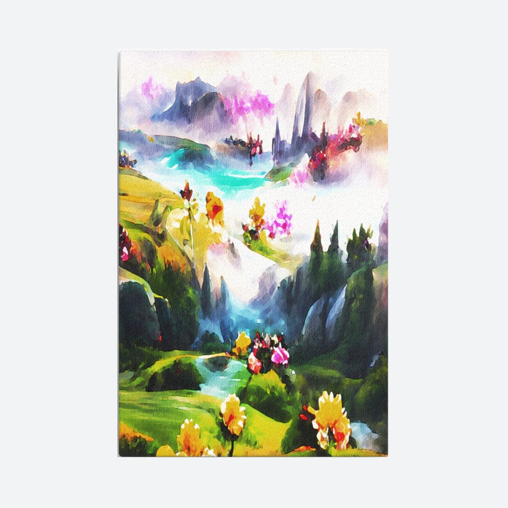 Flowery Painting Canvas Galant Art