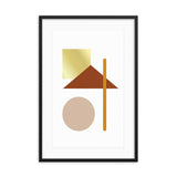 Geometrical Forms Framed Galant Art