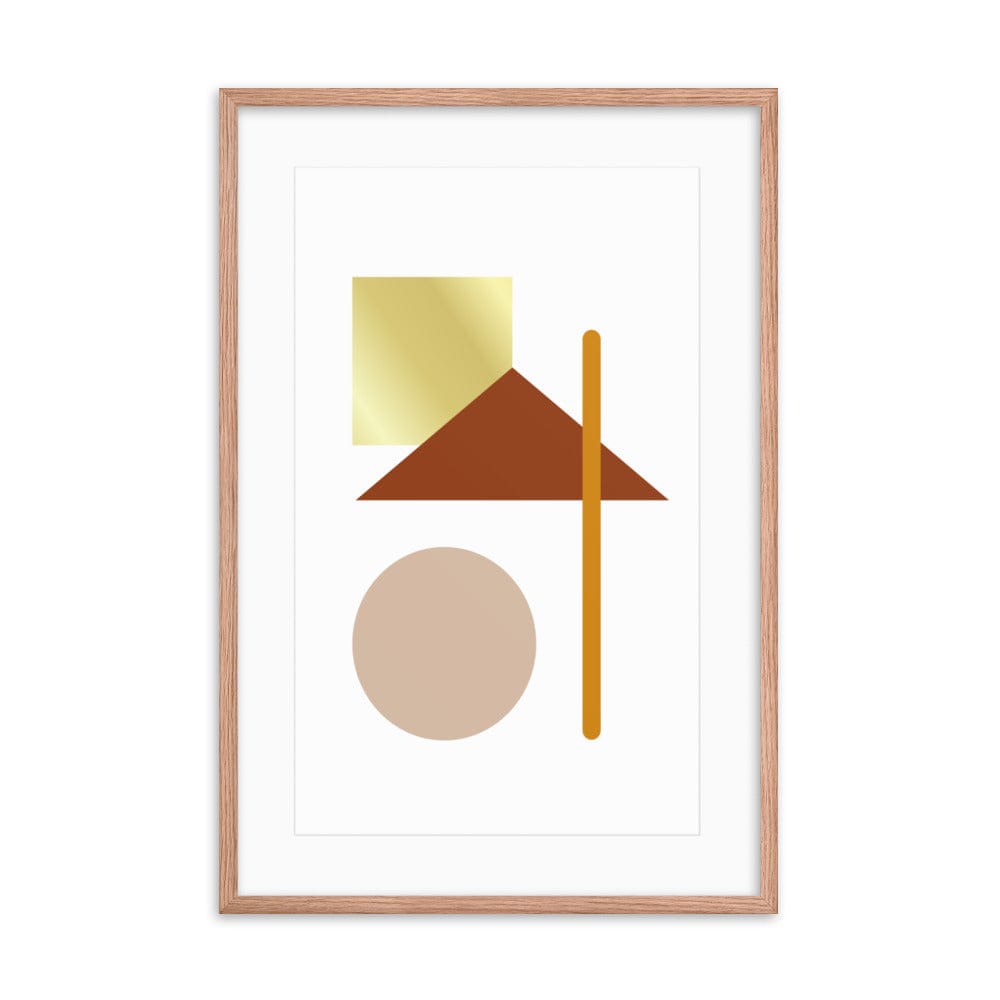 Geometrical Forms Framed Galant Art