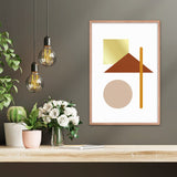 Geometrical Forms Poster Galant Art