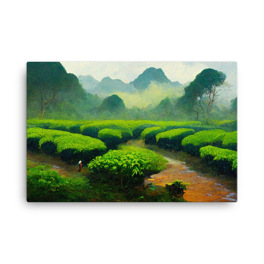 Green Tea Garden bundle Canvas Galant Art