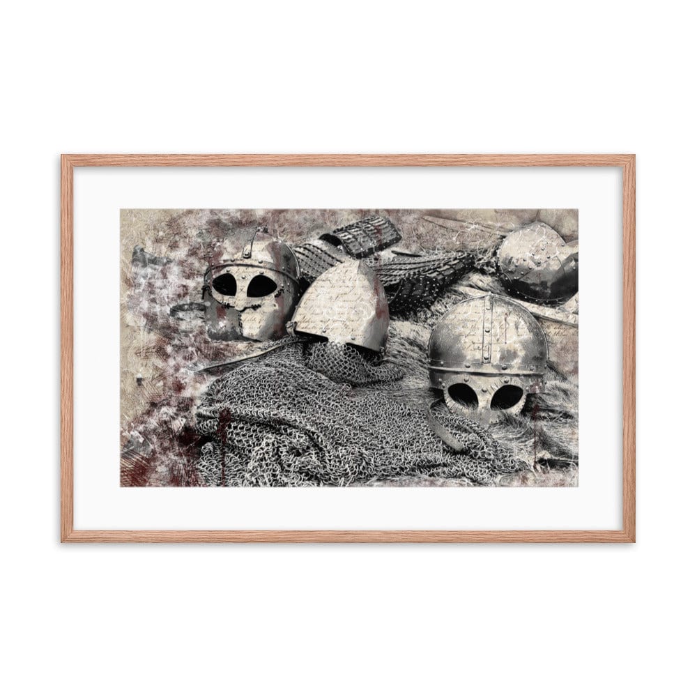 Knight Helmets Framed Galant Art