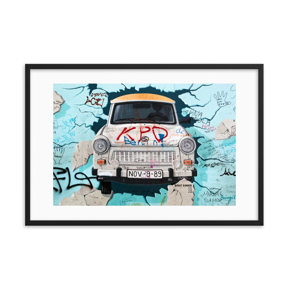 KPO Berlin Graffiti  Framed Galant Art