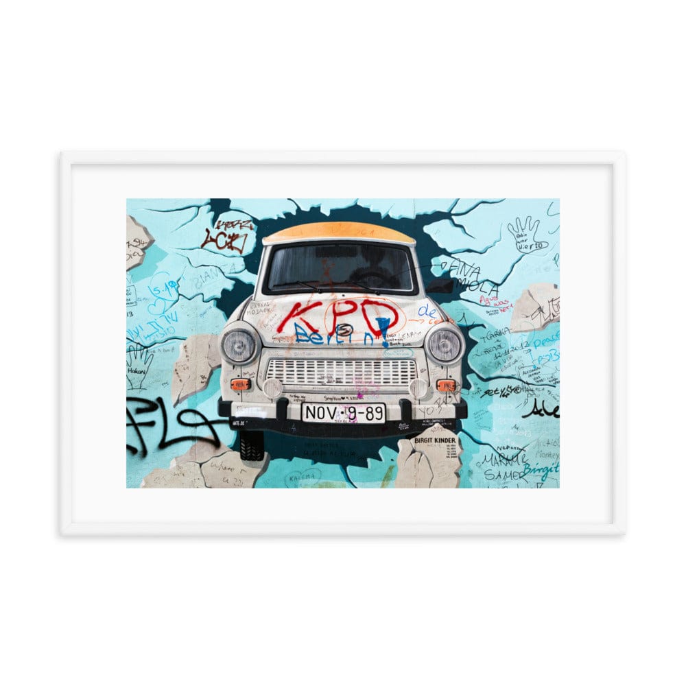 KPO Berlin Graffiti  Framed Galant Art