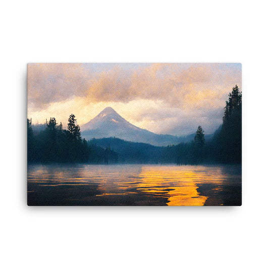 Lake Prestine Canvas Galant Art